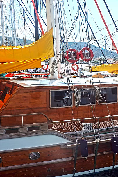istock Sailing boats in marina 529916705