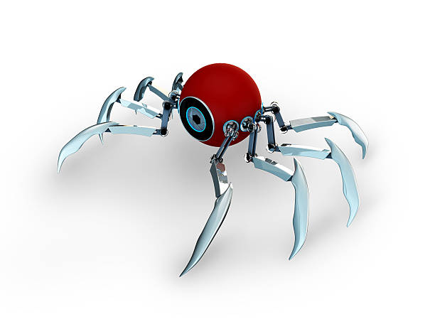 3d robot spider Model of robot spider. 3d render robot spider stock pictures, royalty-free photos & images
