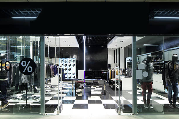 istock window of beautiful european store 529917337