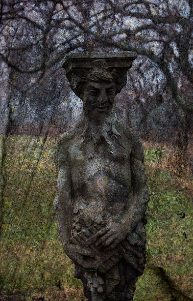 istock Statue of Pan on rough background 529918041