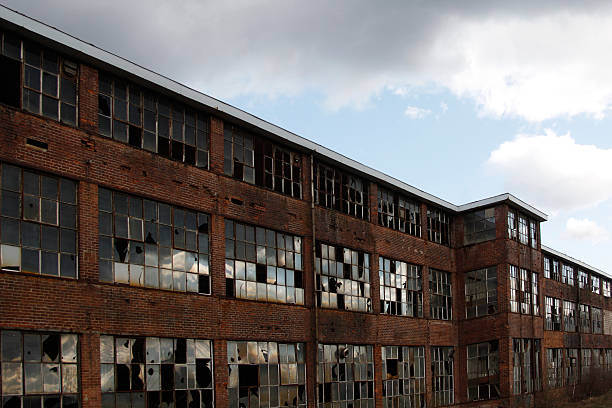 istock Abandoned ruin of old factory, Eisenach, Germany 529918497