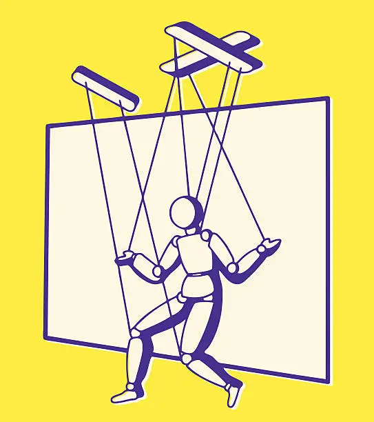 Vector illustration of Marionette