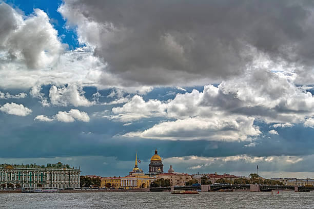istock View of the St. Isaac's Cathedral, and The Hermitage 529919263