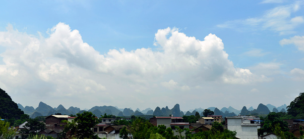 Li River connects Guilin and Yangshuo County