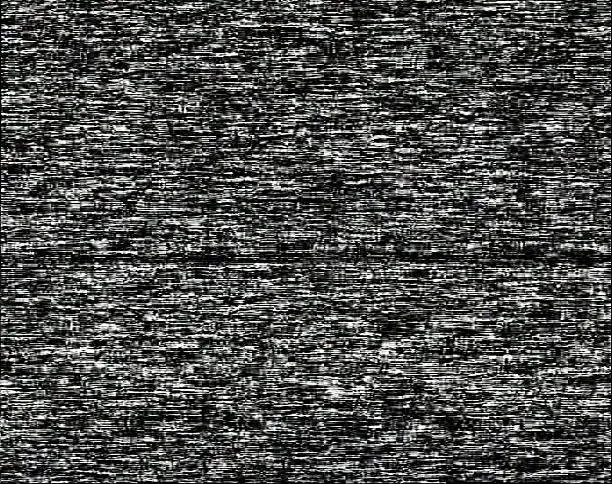 Photo of Noise on a black screen background