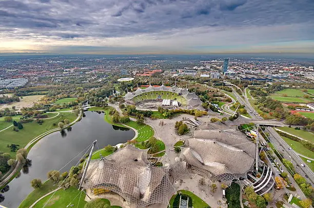 Photo of Munich Olympiapark from the TV tover