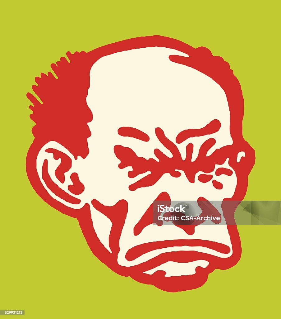 Grumpy Rude Man Grumpy Man Stock Illustration - Download Image Now - Adult, Adults Only ...
