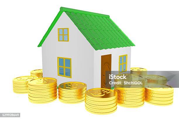 Concept Wealth House Stock Photo - Download Image Now - Abundance, Architecture, Artificial