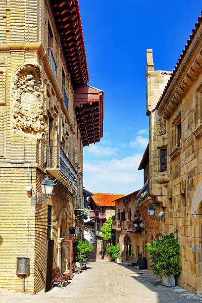 istock Typical landscapes and authentic Catalan cozy street. 529928717