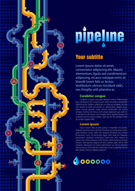 waterpipe - pipefitter stock illustrations