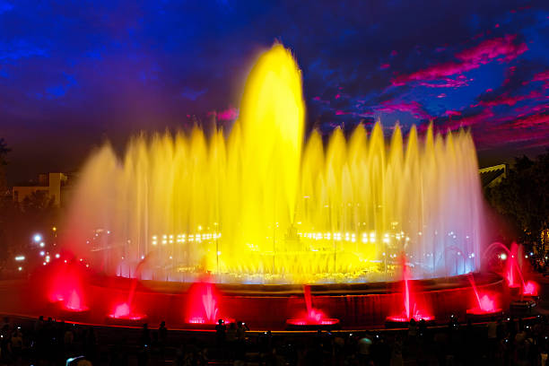 istock The famous Montjuic Fountain. 529931263