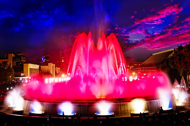 istock The famous Montjuic Fountain. 529931269