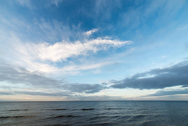 istock baltic beach with clouds and waves towards deserted dunes 529931909