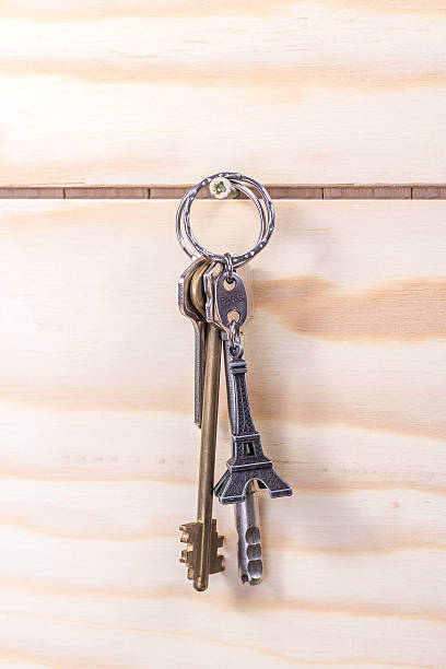 istock bunch of keys with remote control on a wooden background 529932003
