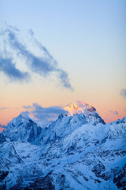 istock Mountains landscape Ushba Caucasus in Russia 529933537