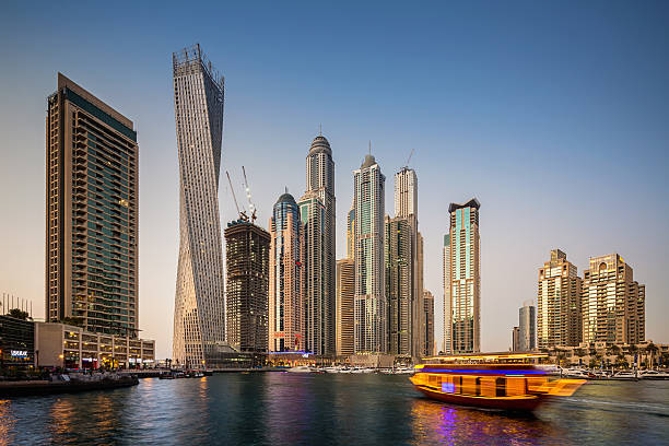 istock Dubai Marina at Sunset United Arab Emirates 529946605