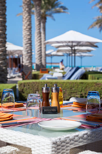 istock outdoor restaurant on resort 529946853
