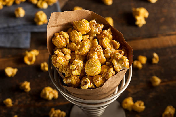Homemade Crunchy Caramel Popcorn