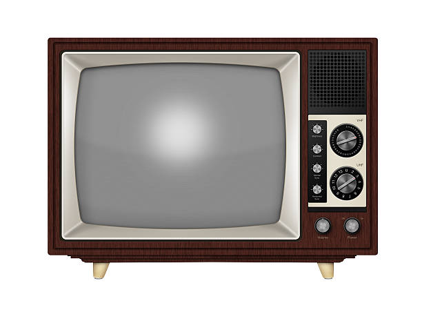 retro televisor - 1960s style image created 1960s retro revival old fashioned fotografías e imágenes de stock