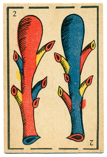 istock Moroccan playing card baraja 1890 two clubs 529953555