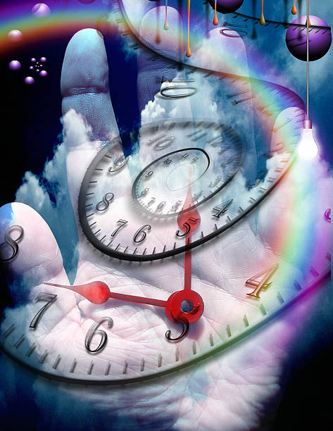 시간 - dreams abstract allegory painting astrology 뉴스 사진 이미지