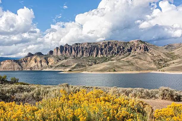 Photo of Blue Mesa Reservoir in Fall