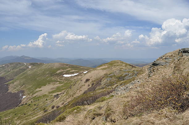 istock Mountains; Bieszczady National Park. Pastures and ridges. 529966425