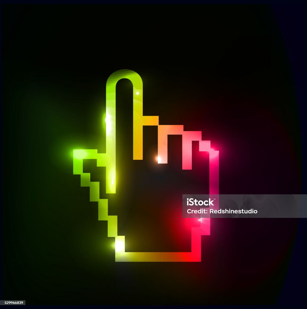 Hand Mouse Symbol Stock Illustration - Download Image Now - Business ...