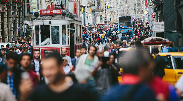 istock Crowded Istiklal street in Istanbul 529967997