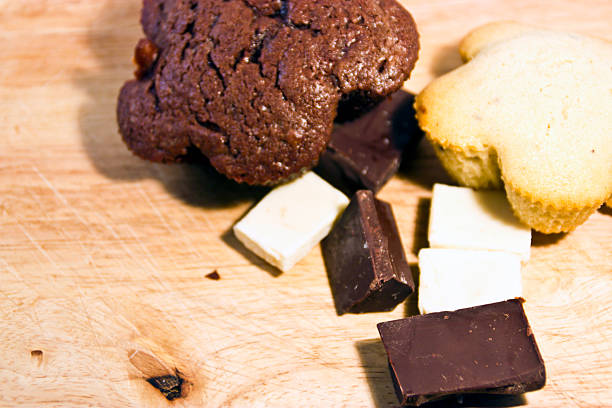 istock Dessert with black and white chocolate 529968651