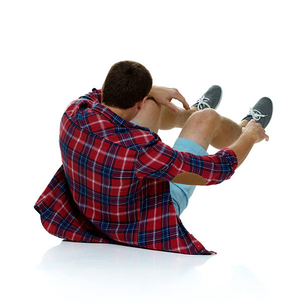 istock Rear view of man spinning 529977433