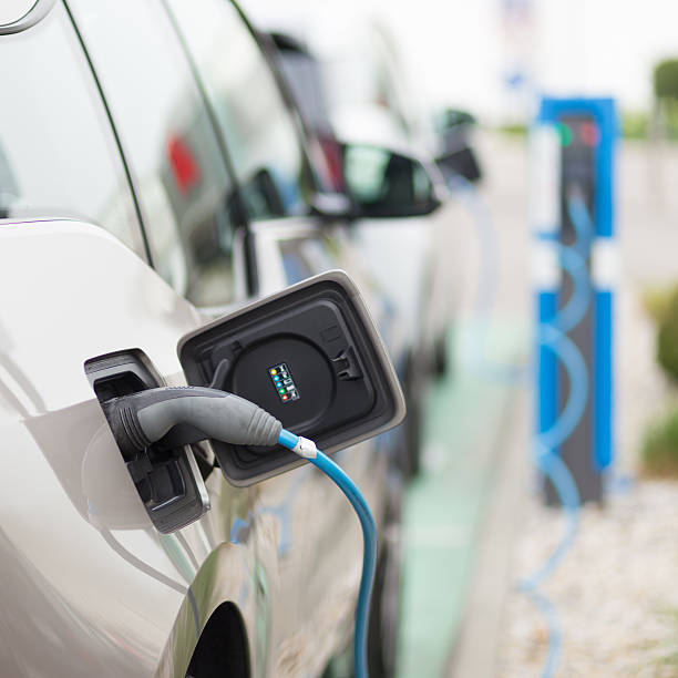 istock Electric Car in Charging Station. 529978556