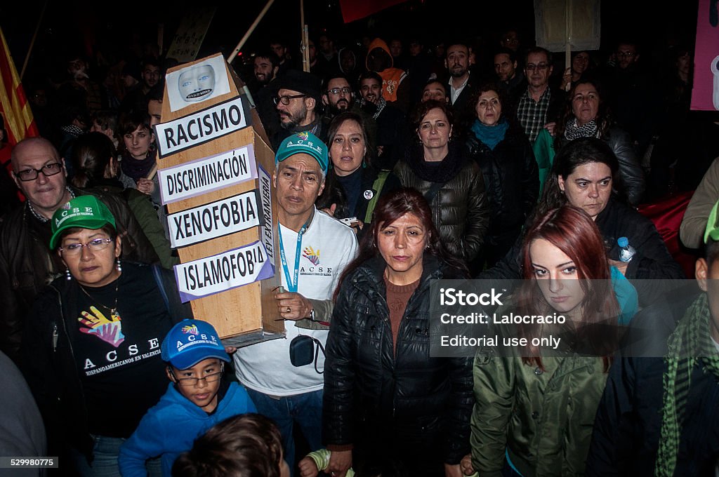 Demostración - Foto de stock de Racismo libre de derechos