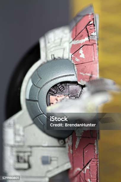 Sinister Ship Stock Photo - Download Image Now - Aerial Dogfight, Black Color, Boba Fett