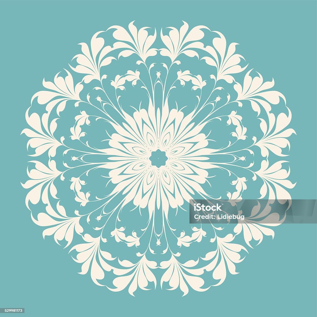 Circle ornament. Circle ornament, ornamental round lace. Vector illustration. Abstract stock vector