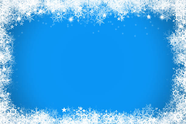 istock Colourful light blue and white christmas background 529982551