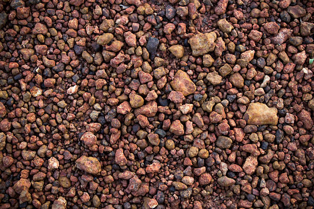 istock light brown stone Texture, Gravel, Abstract 529982897