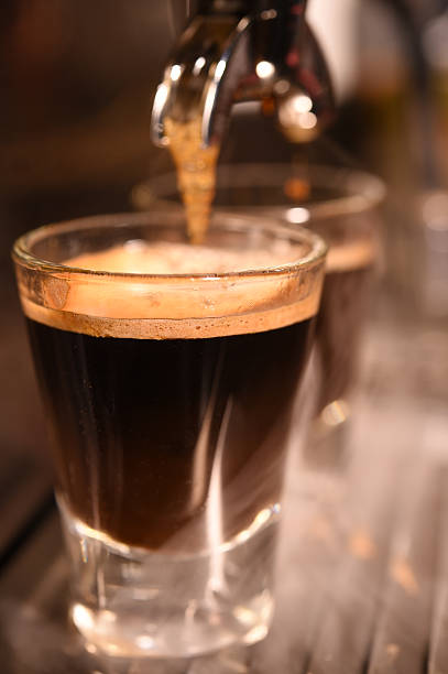 istock coffee machine preparing cup of coffee 529983235
