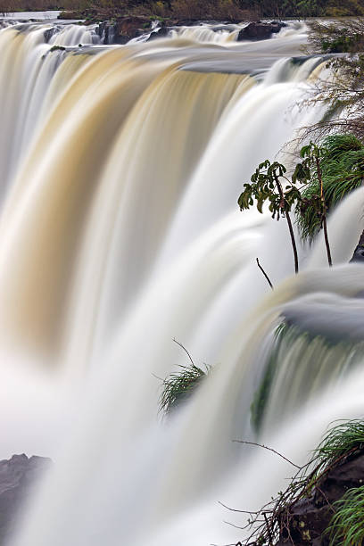 istock Iguazu waterfall in motion 529983943