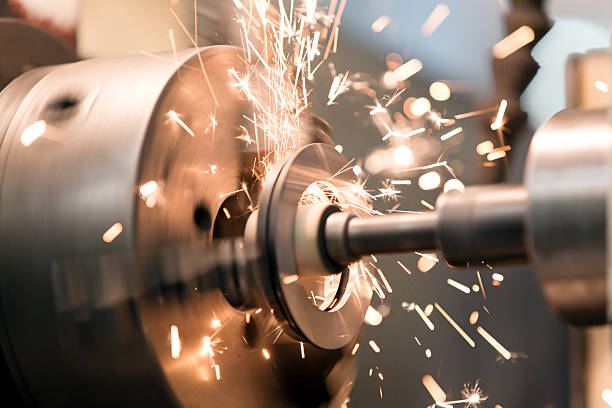 istock Finishing Metal Working with CNC Grinding Machine 529985808