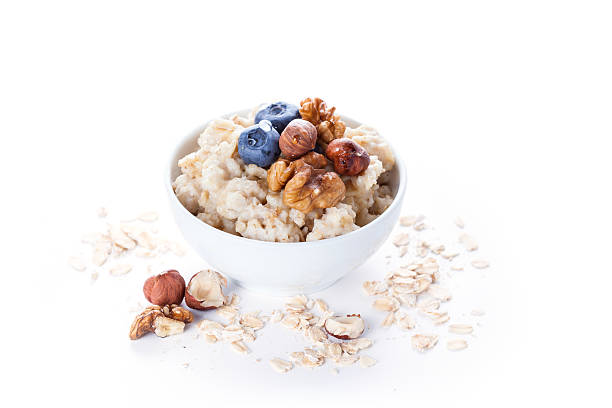 istock Oatmeal porridge in bowl 529985854