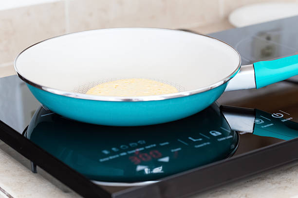istock Making home made pancakes on frying pan 529990022