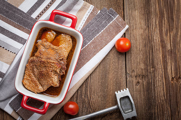 istock Braised pork in gravy. 529991056