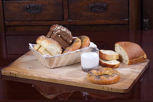 istock Still-life with milk and rich pastries 529991978
