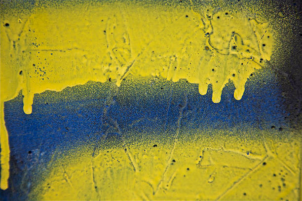 street art spray can and color splash on the background concept