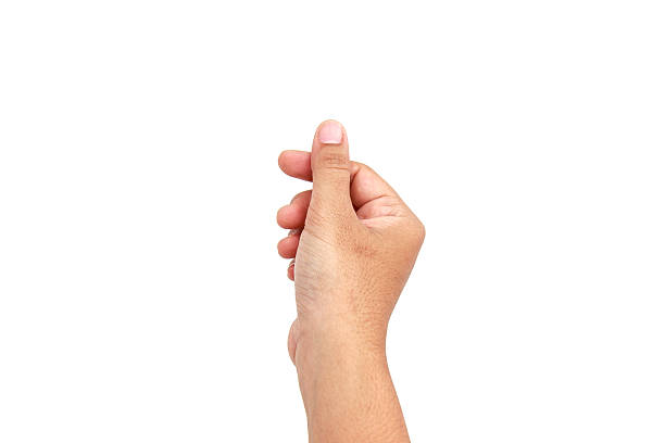 istock Woman hand with palm up isolated on white background 529993533