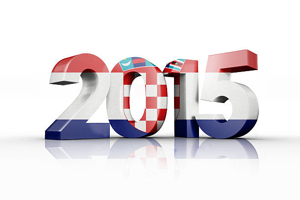 istock Composite image of croatia national flag 529996041