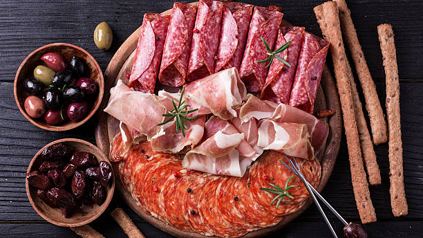 istock Traditional spanish tapas or italian antipasti 529998006