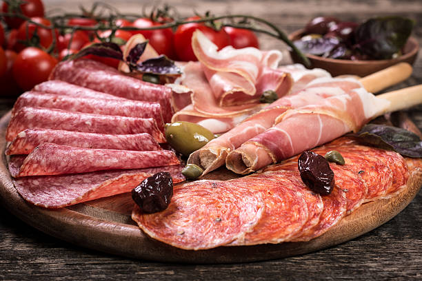 istock Traditional spanish tapas or italian antipasti 529998300