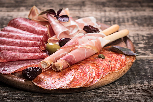 istock Traditional spanish tapas or italian antipasti 529998502